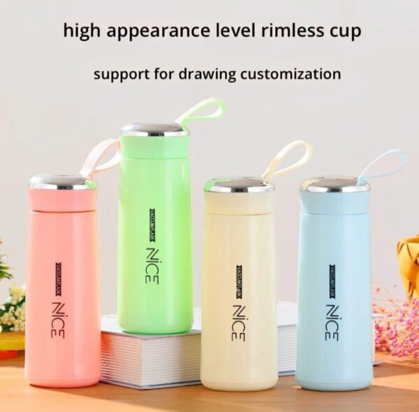 Pastel Rimless Thermos Bottles (Set of 4)